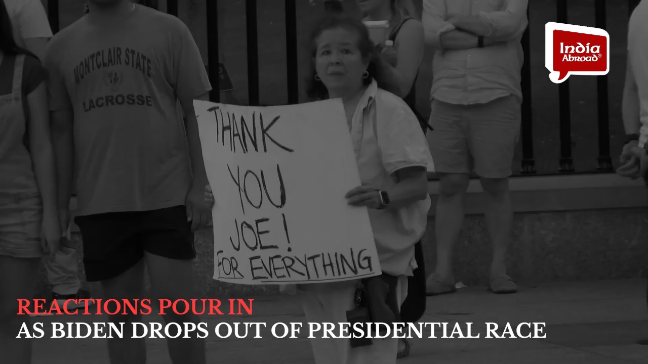 Reactions pour in as Biden drops out of presidential race